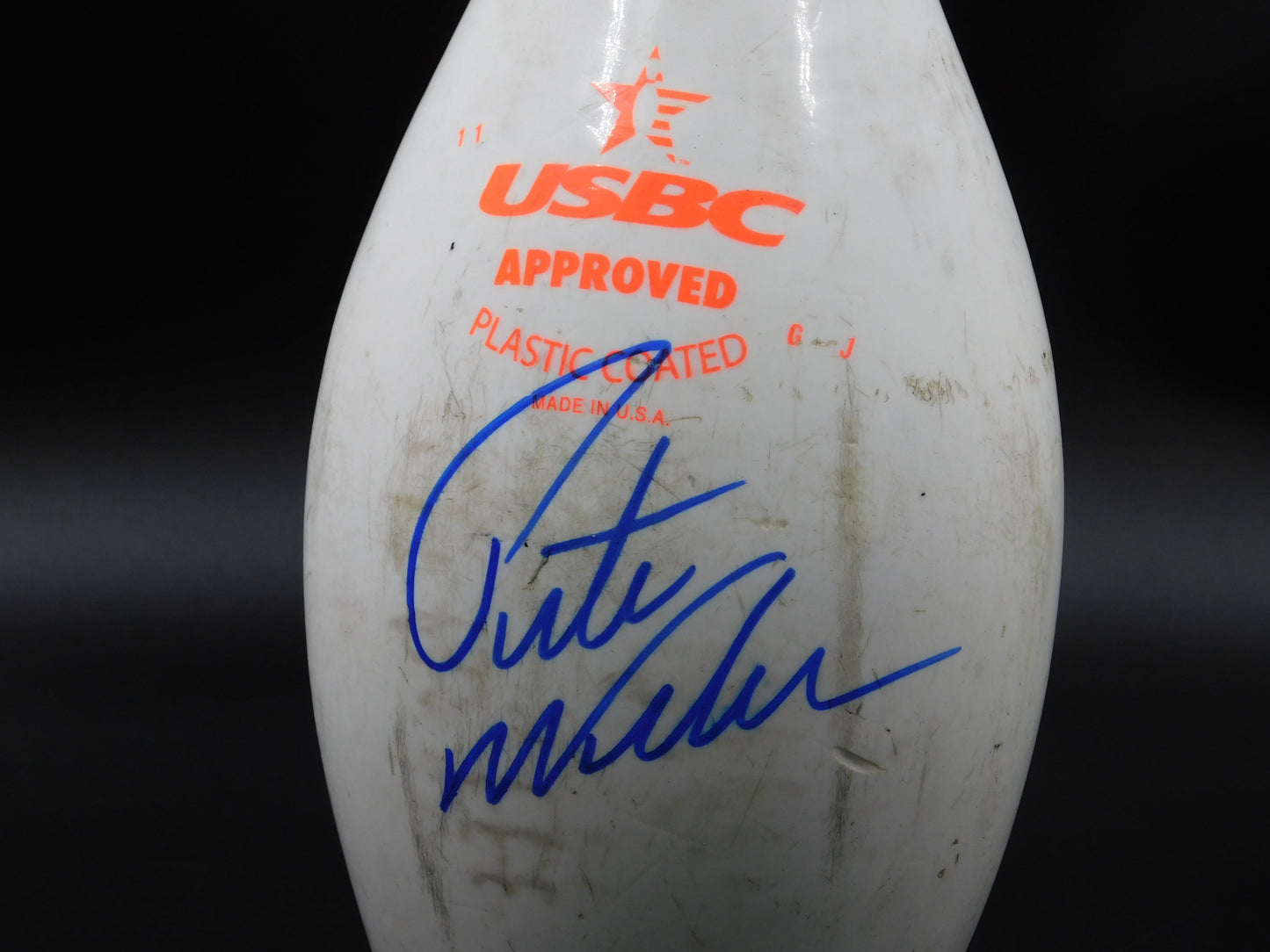 Pete Weber Signed Autographed Authentic Used Bowling Pin PBA USBC HOF JSA COA J