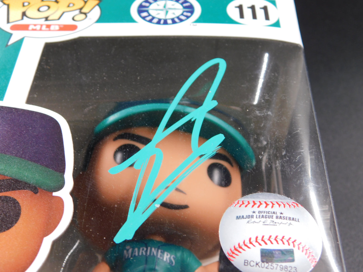 Julio Rodríguez J-Rod Signed Autographed Funko Pop 111 Seattle Mariners MLB BAS COA C