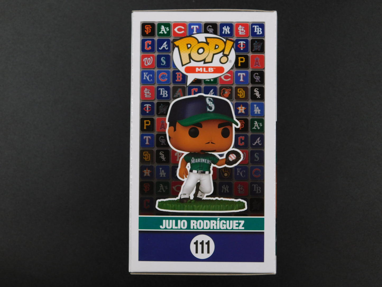 Julio Rodríguez J-Rod Signed Autographed Funko Pop 111 Seattle Mariners MLB BAS COA C