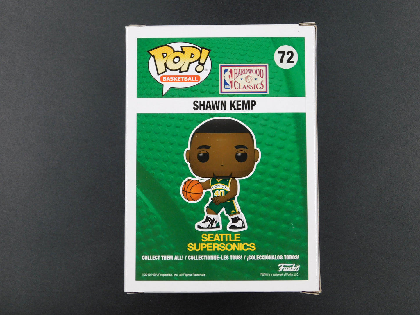 Shawn Kemp Signed Autographed Funko Pop 72 LE Seattle Supersonics NBA BAS COA A