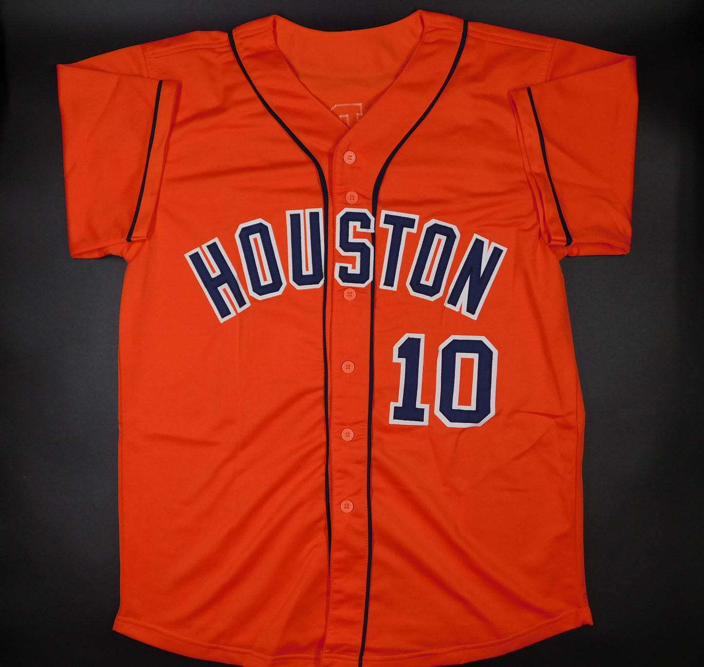 Yuli Gurriel Signed Autographed Houston Astros Orange Baseball Jersey BAS COA
