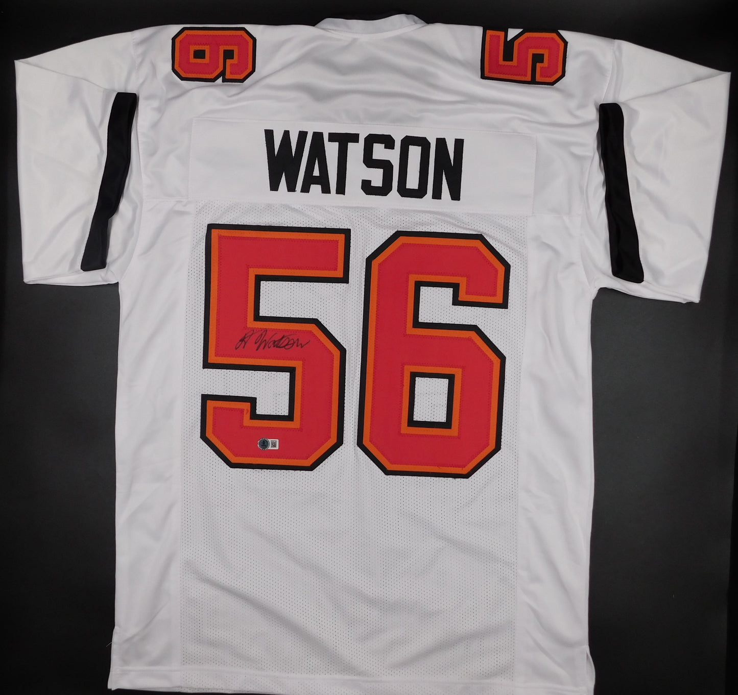 Desmond Watson Signed Autographed Tampa Bay Buccaneers White Football Jersey BAS COA