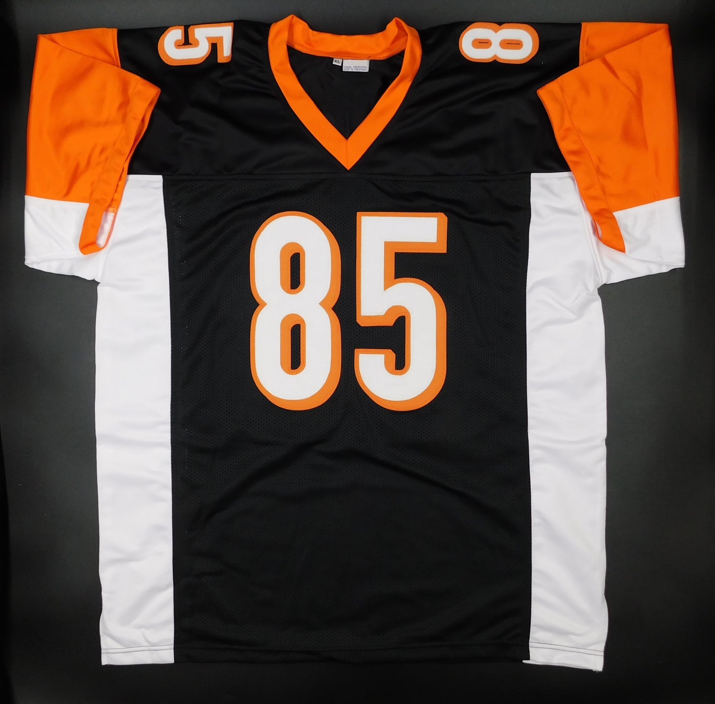 Chad Ochocinco Johnson Signed Autographed Cincinnati Bengals Black Football Jersey BAS COA
