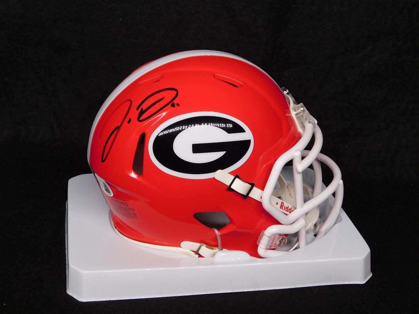 Jordan Davis Signed Autographed Georgia Bulldogs Speed Mini Helmet Eagles JSA COA