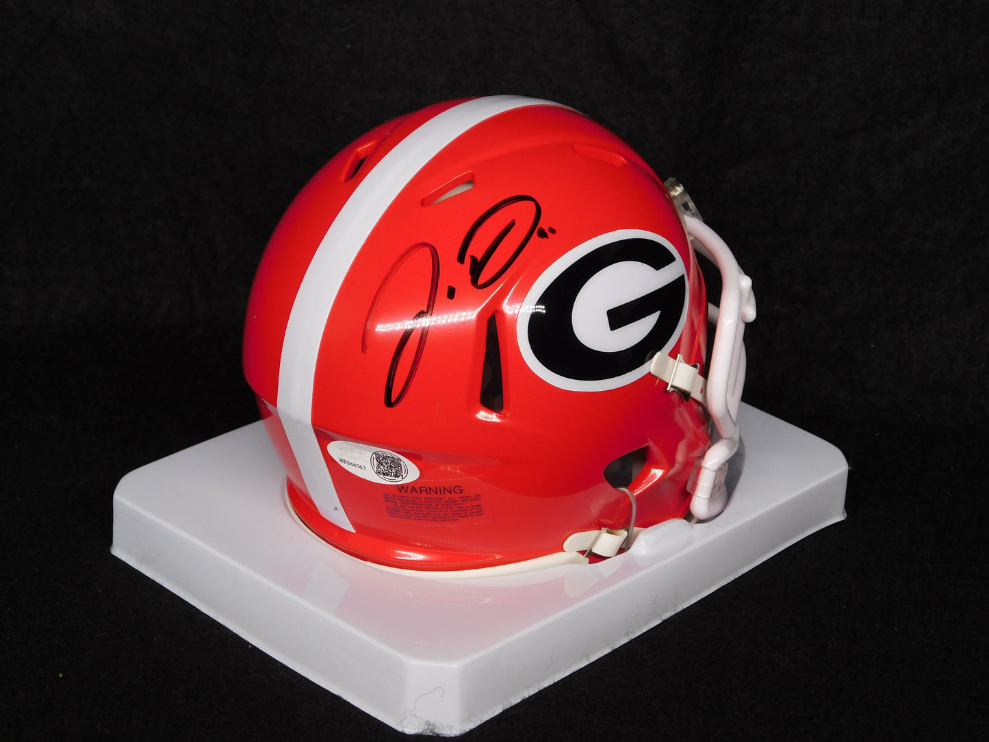 Jordan Davis Signed Autographed Georgia Bulldogs Speed Mini Helmet Eagles JSA COA