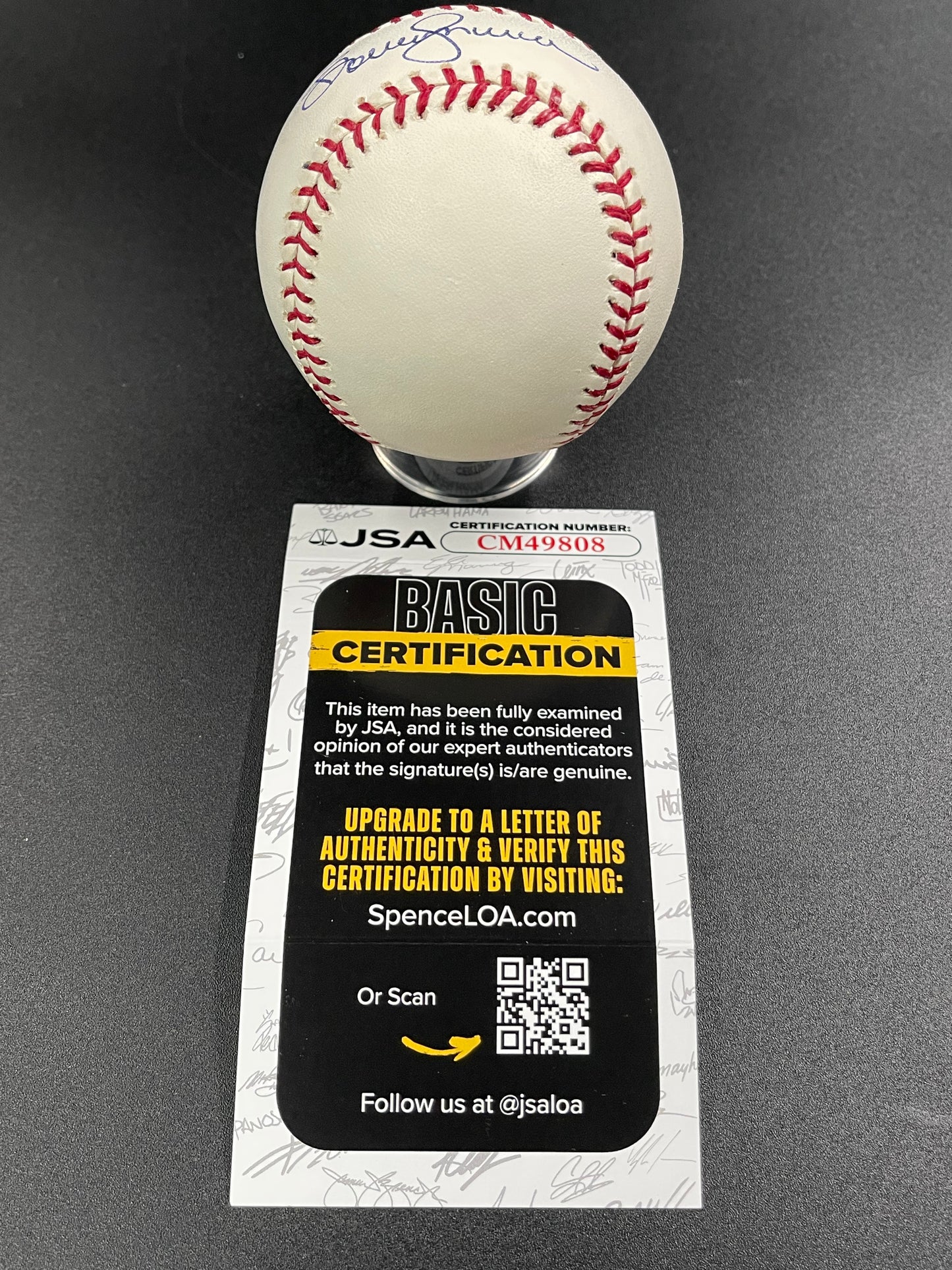 Bobby Murcer Signed/Autographed Yankees 100th Anniversary ROMLB Baseball JSA COA