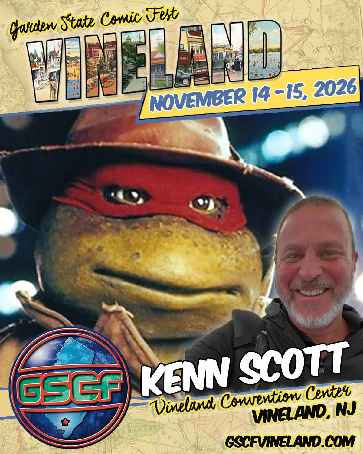 Kenn Scott Autograph Signing Send-In for Garden State Comic Fest! Deadline 11/9/26