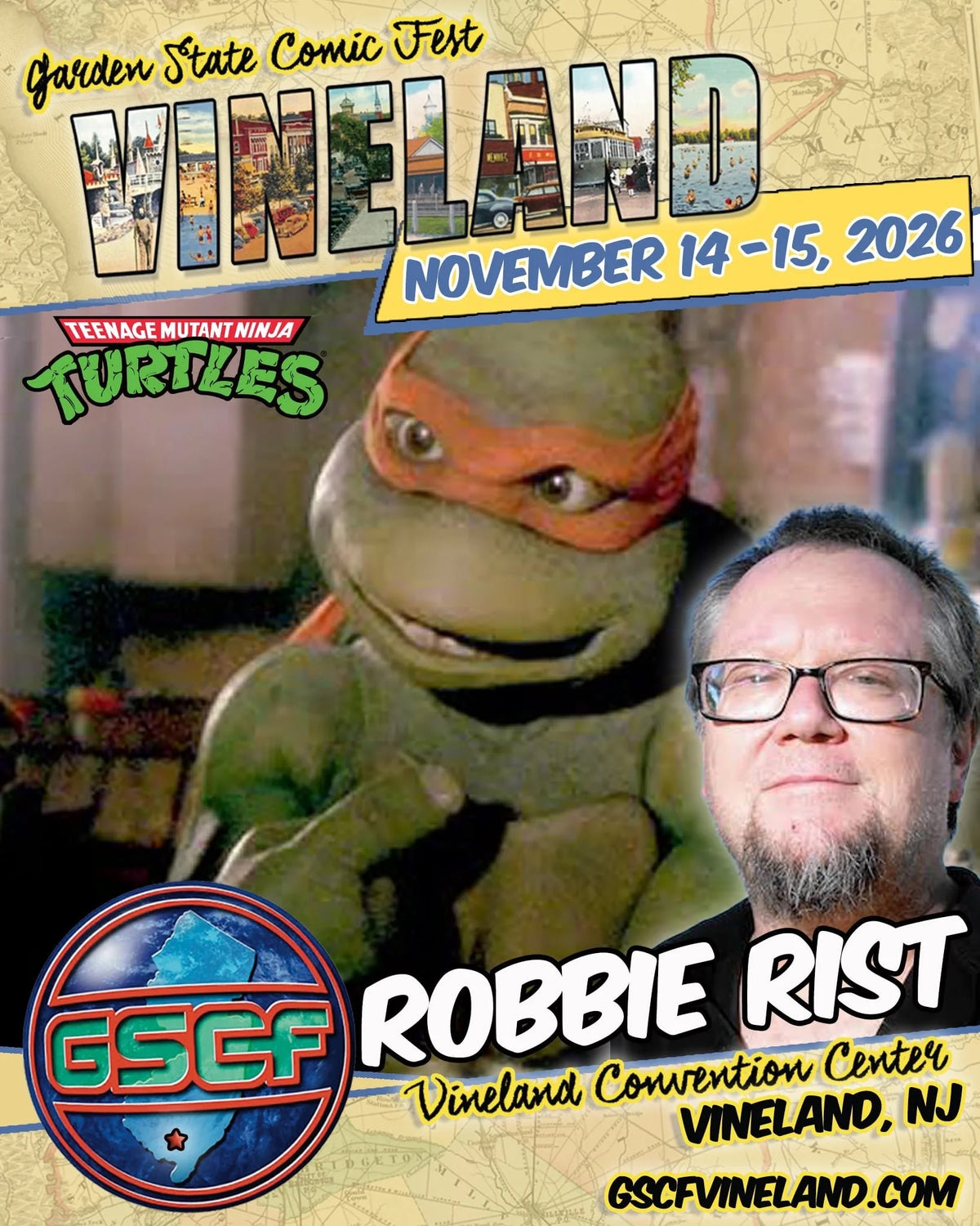 Robbie Rist Autograph Signing Send-In for Garden State Comic Fest! Deadline 11/9/26