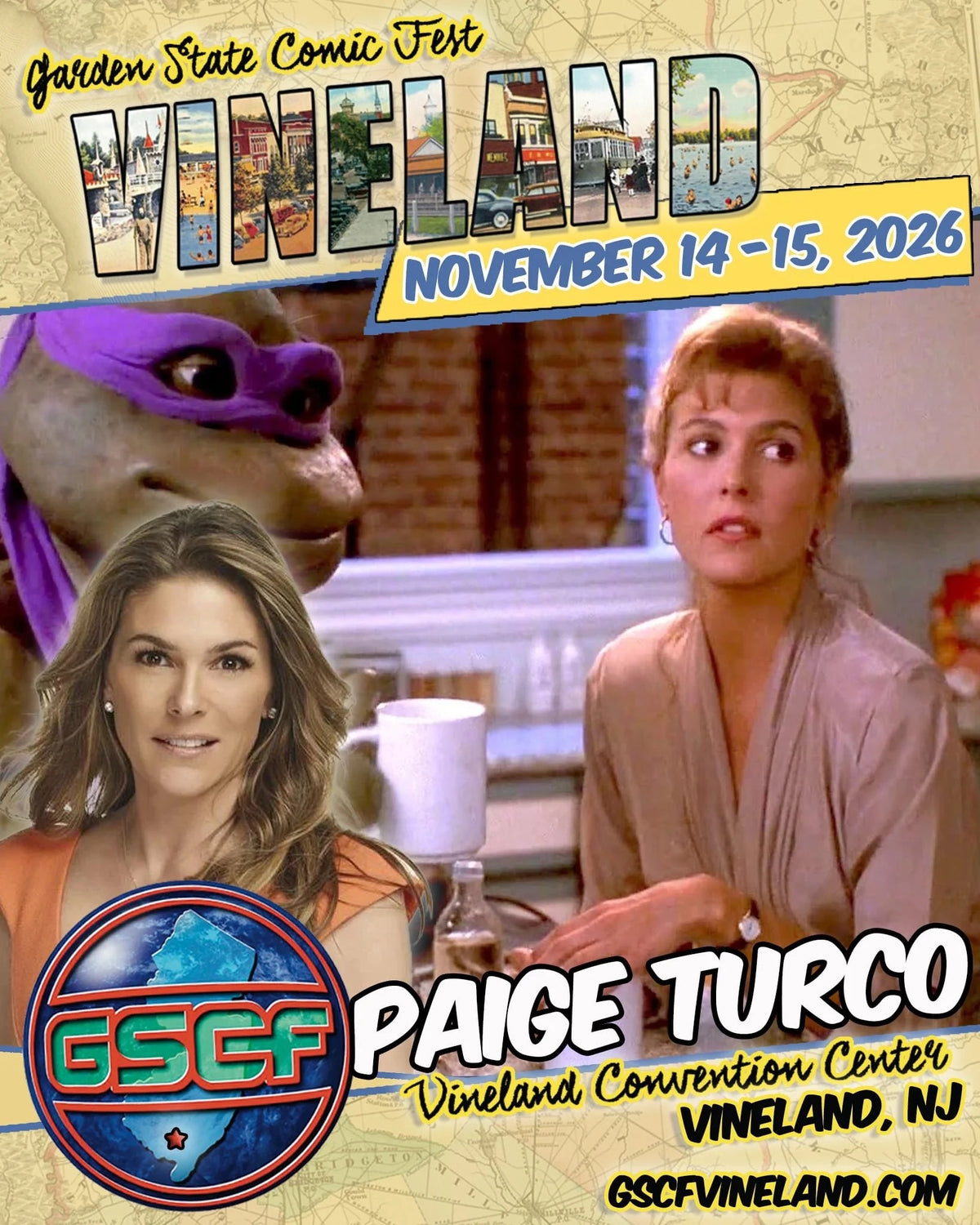 Paige Turco Autograph Signing Send-In for Garden State Comic Fest! Deadline 11/9/26