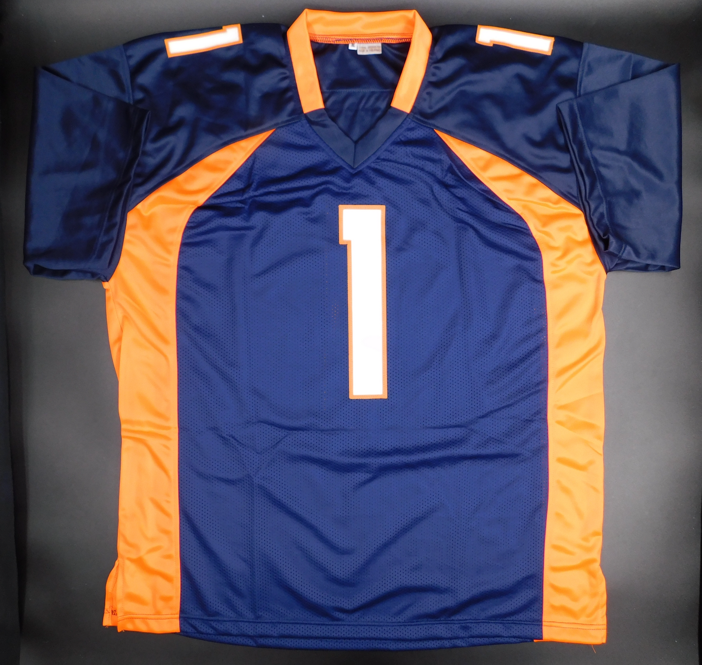 KJ Hamler Signed Autographed Denver Broncos Blue #1 Football Jersey PSU JSA COA