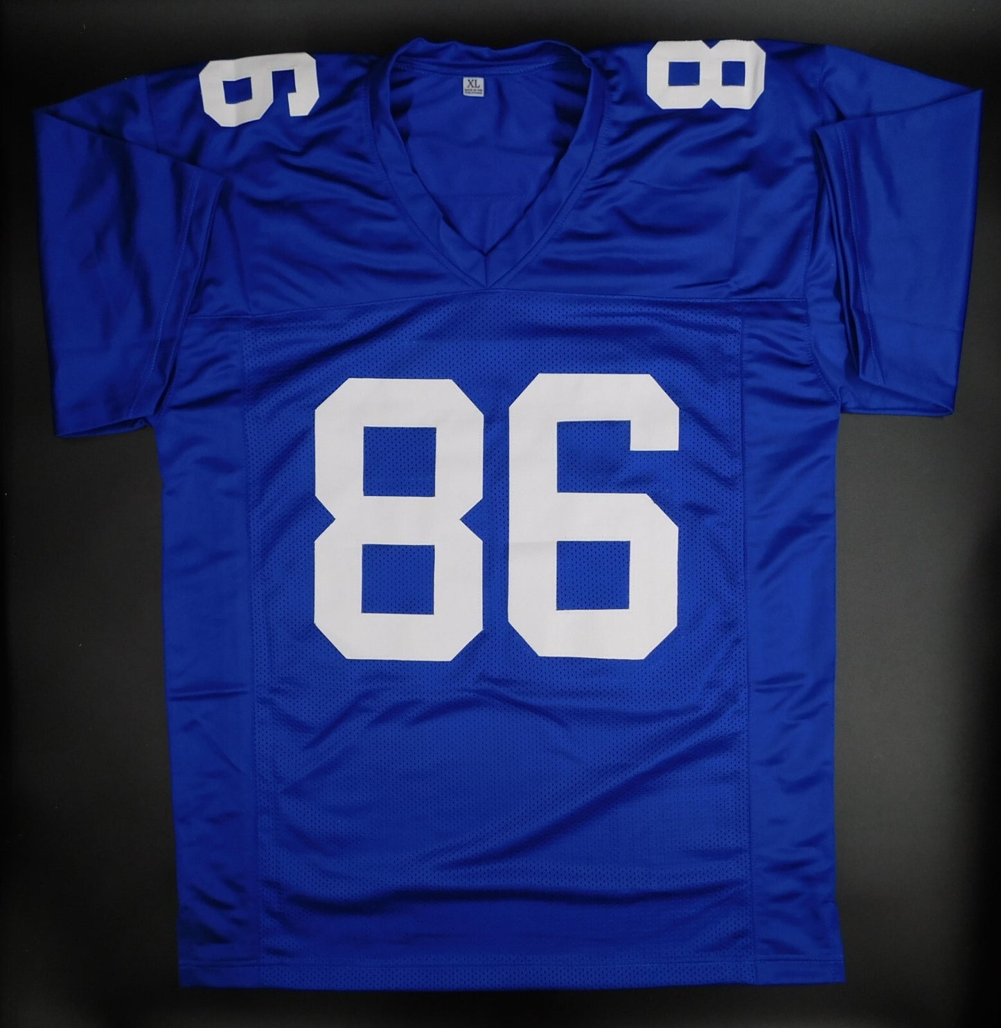 Darius Slayton Signed Autographed New York Giants Blue Football Jersey JSA COA