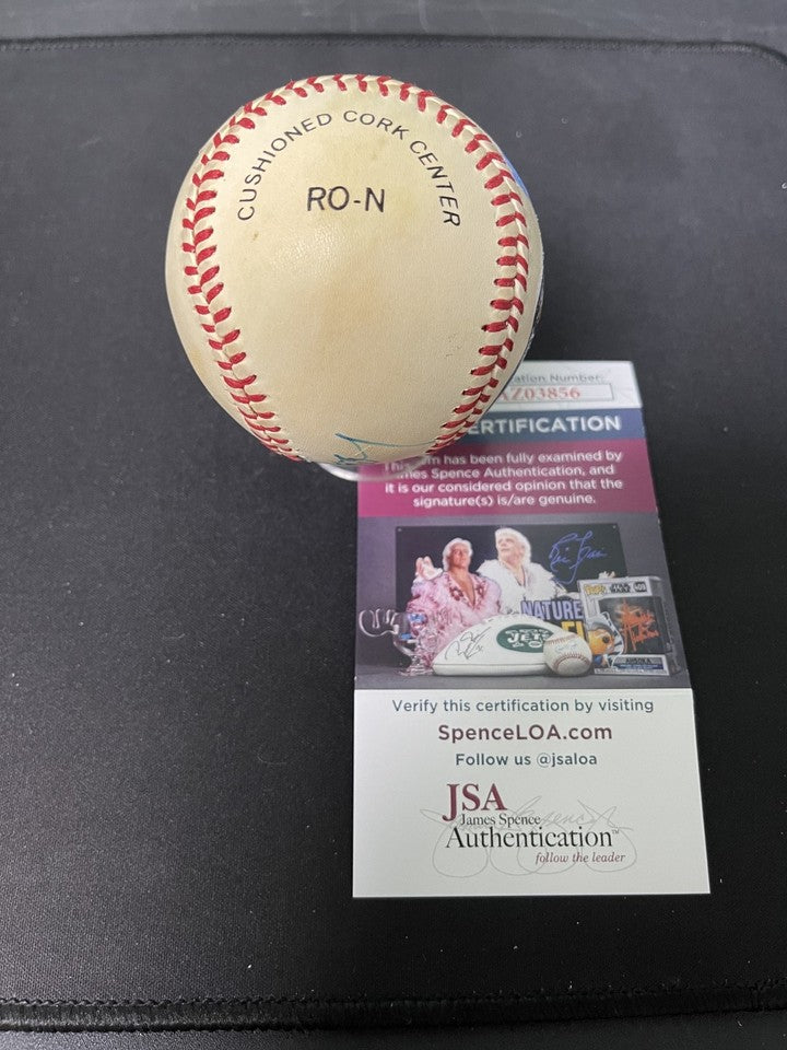 Steve Garvey Signed Autographed Hand Painted ONL Charles Feeney Baseball JSA