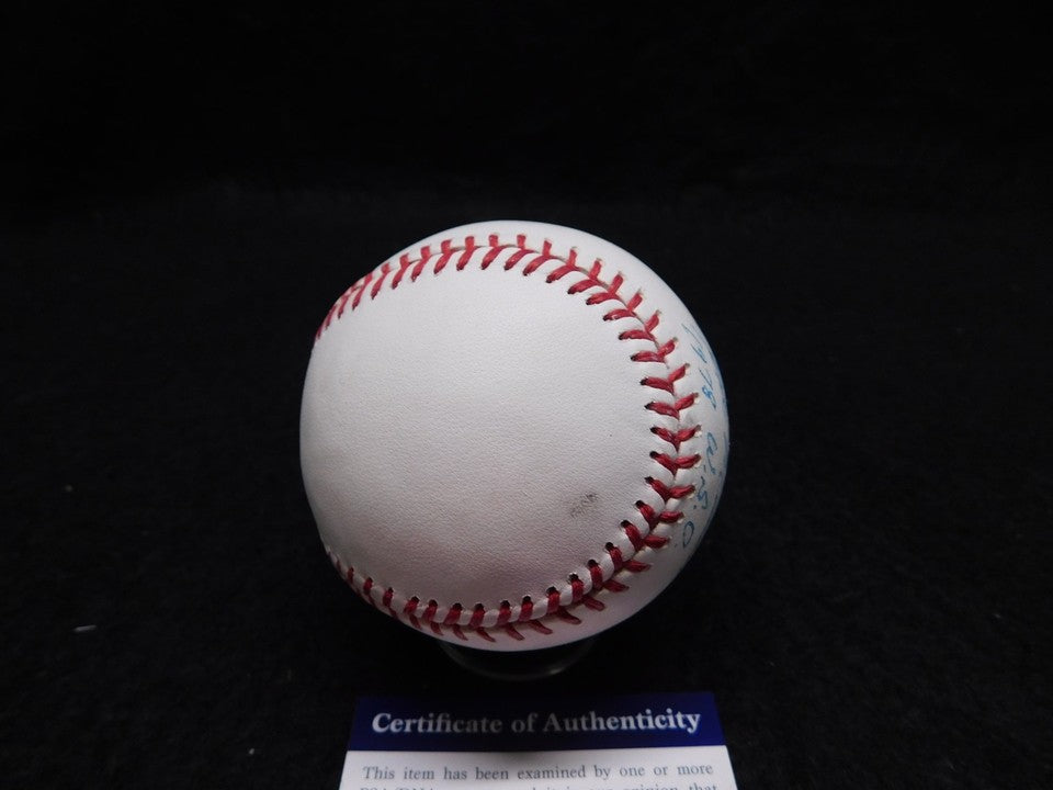 Gene Michael Signed 1978 W S C Inscribed OML Bud Selig Baseball JSA COA