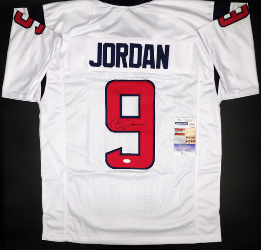 Brevin Jordan Signed Autographed Houston Texans White Football Jersey Miami JSA COA