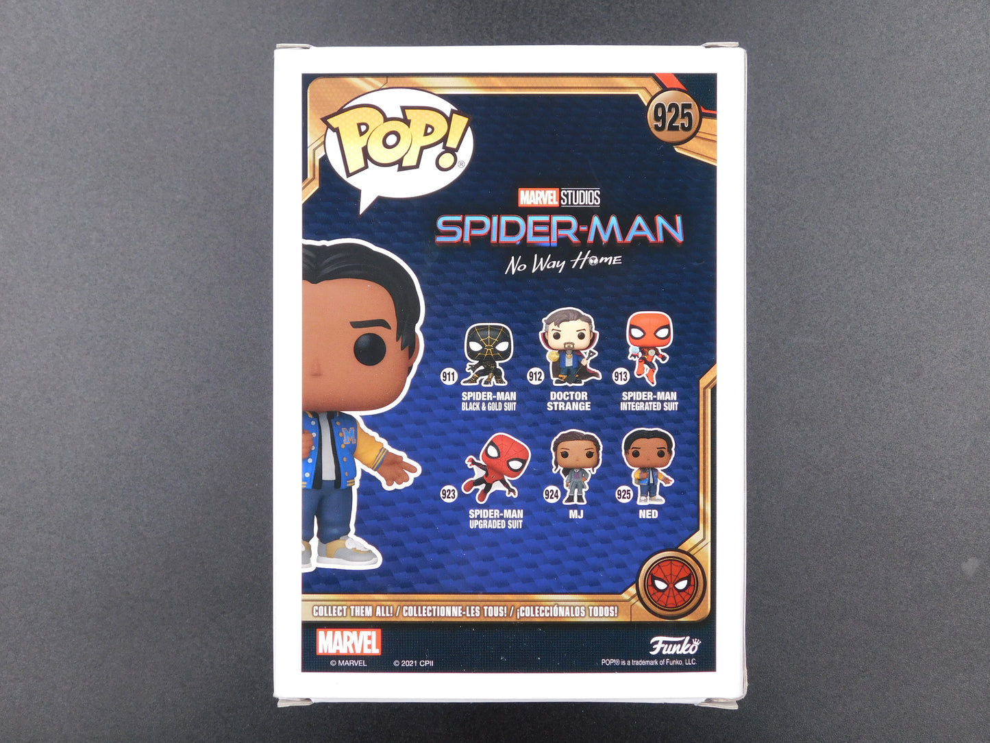 Jacob Batalon Signed Autographed Funko Pop 925 Ned Leeds Spider-Man No Way Home ACOA