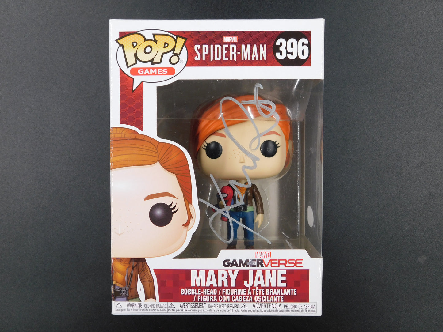 Kirsten Dunst Signed Autographed Funko Pop 396 Mary Jane Spider-Man JSA COA