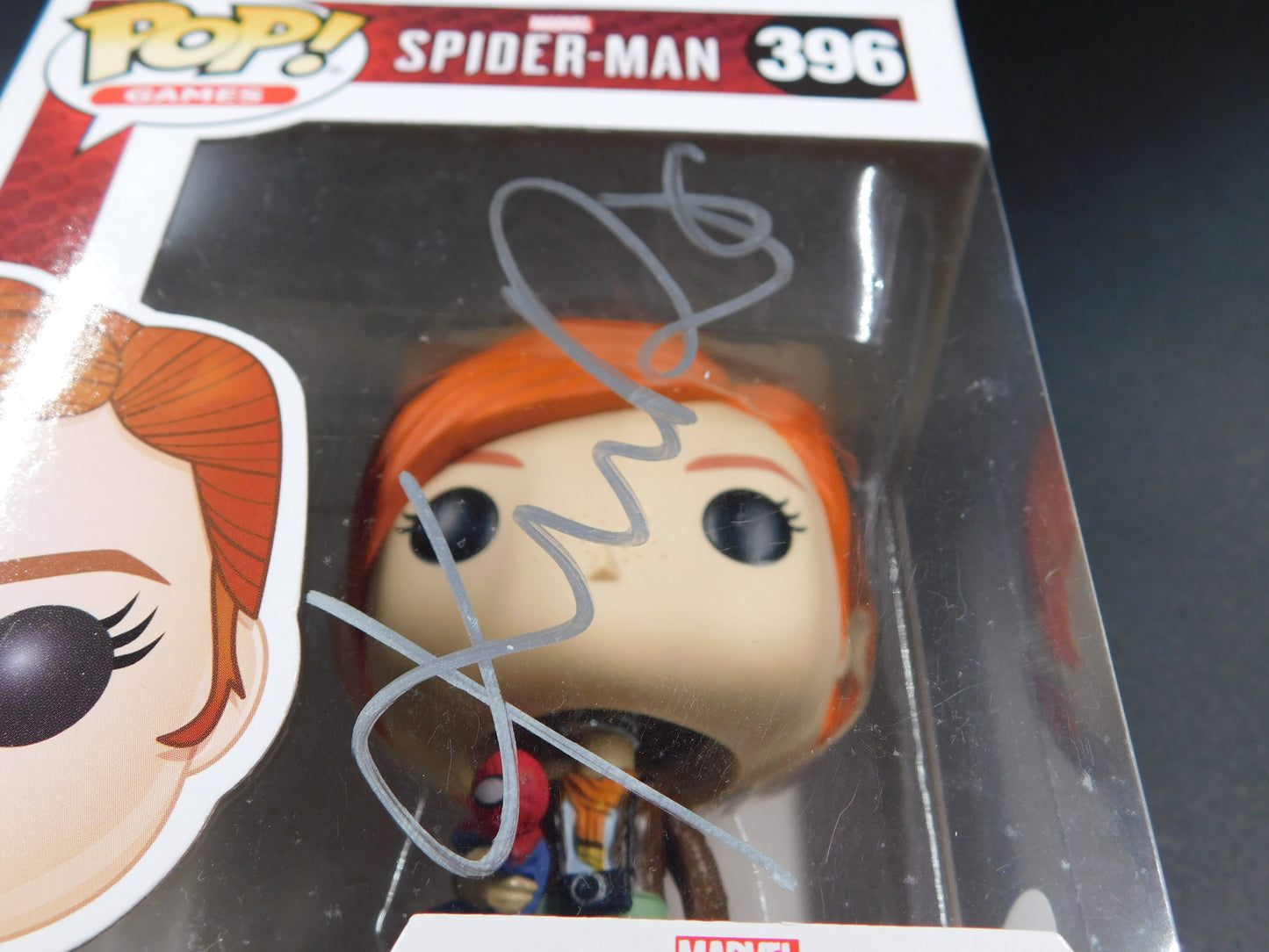 Kirsten Dunst Signed Autographed Funko Pop 396 Mary Jane Spider-Man JSA COA