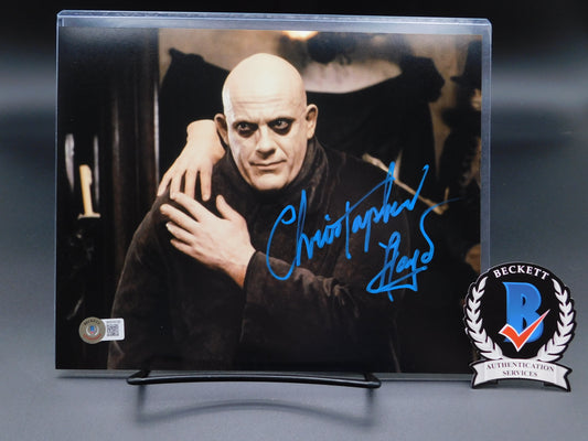 Christopher Lloyd Signed / Autographed Uncle Fester 8x10 Addams Family Photo BECKETT COA