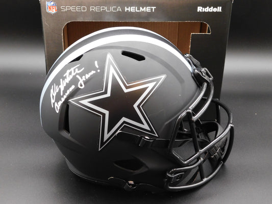 Dallas Cowboys Signed / Autographed Full Size Speed Eclipse Helmet Danny White Jake Ferguson 6 Autos JSA