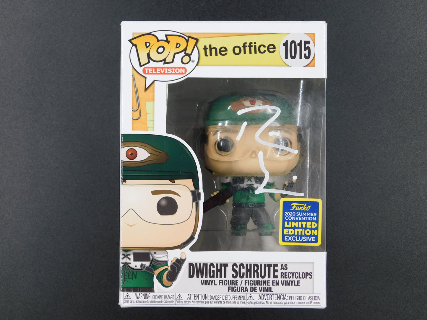 Rainn Wilson Signed Autographed Funko Pop 1015 Dwight Schrute The Office JSA COA