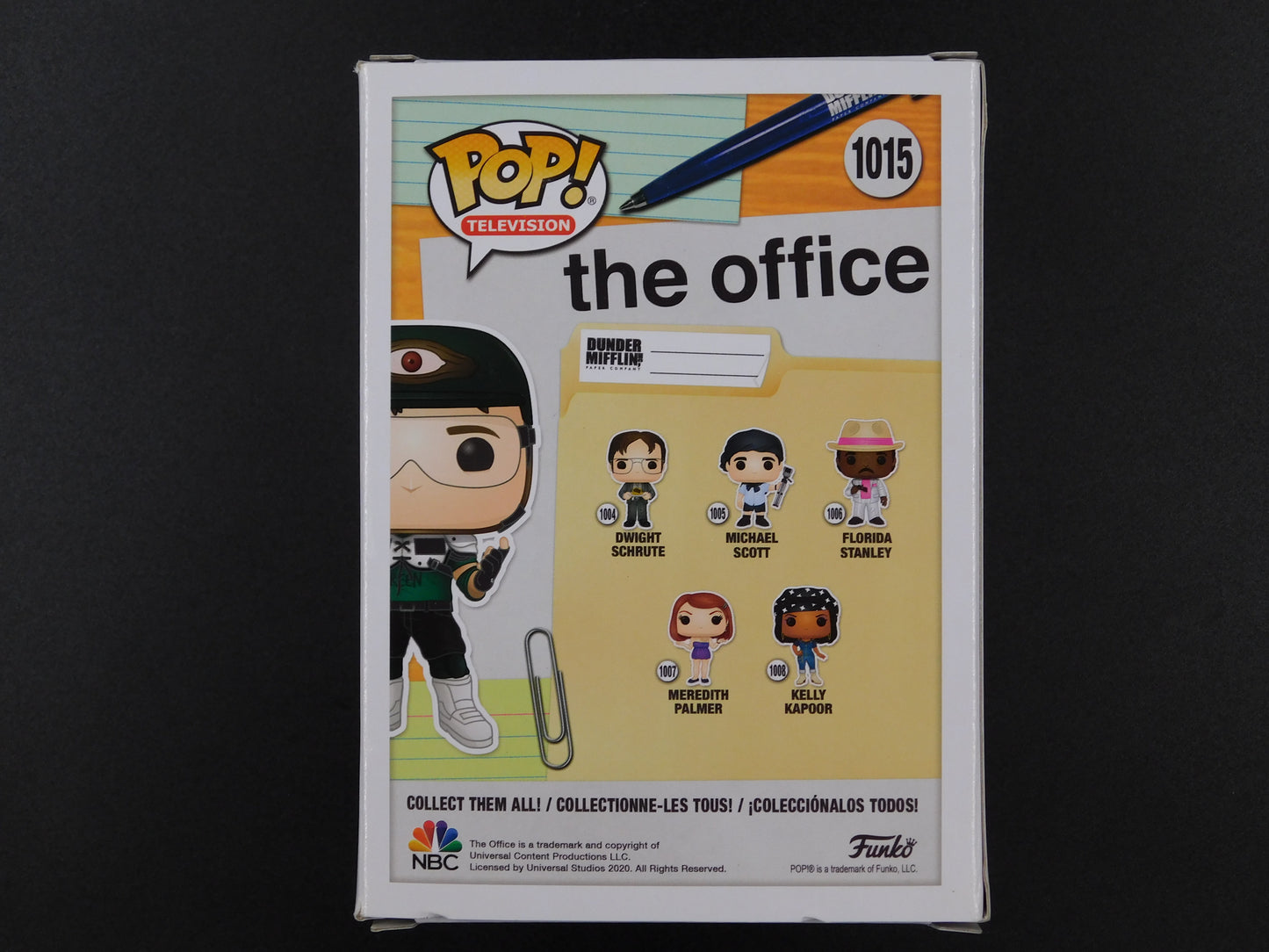 Rainn Wilson Signed Autographed Funko Pop 1015 Dwight Schrute The Office JSA COA