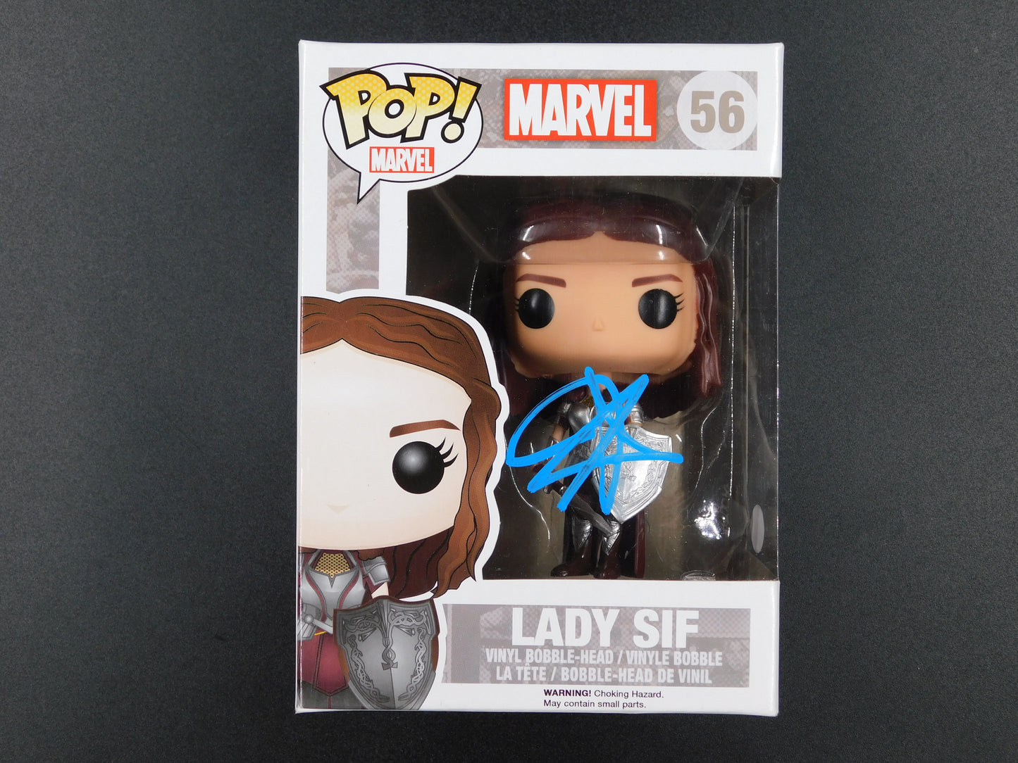 Jaimie Alexander Signed Autographed Funko Pop 56 Lady Sif Marvel Thor JSA COA B
