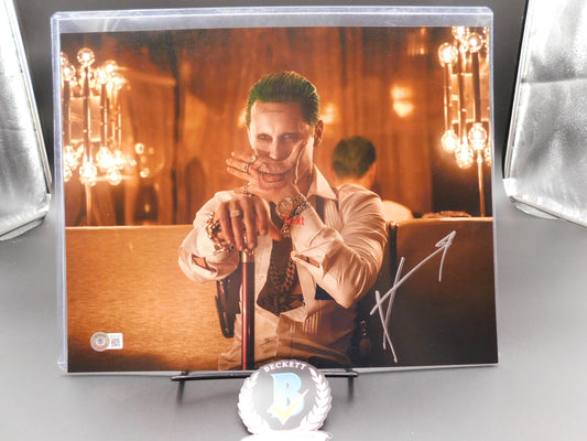 Jared Leto Signed / Autographed Joker 11x14 Photo from Suicide Squad Beckett COA