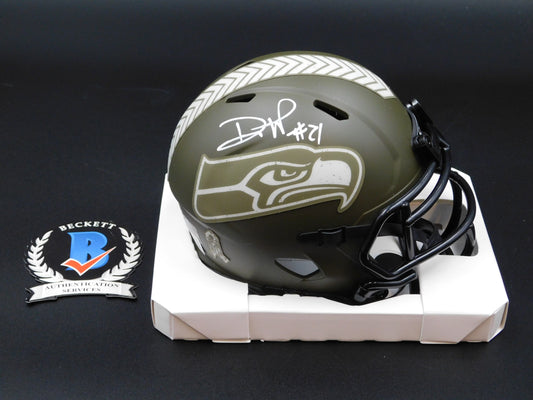 Devon Witherspoon Signed Autographed Seattle Seahawks STS Speed Mini Helmet JSA COA