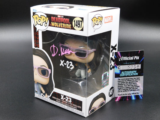 Dafne Keen Signed Funko Pop 1497 X-23 Deadpool Wolverine Marvel Official Pix COA