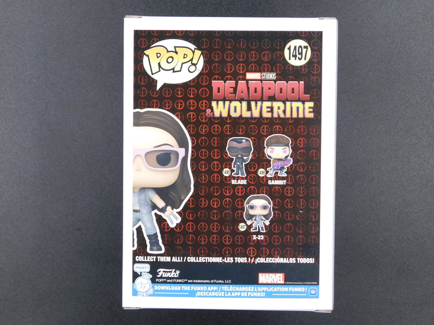 Dafne Keen Signed Funko Pop 1497 X-23 Deadpool Wolverine Marvel Official Pix COA