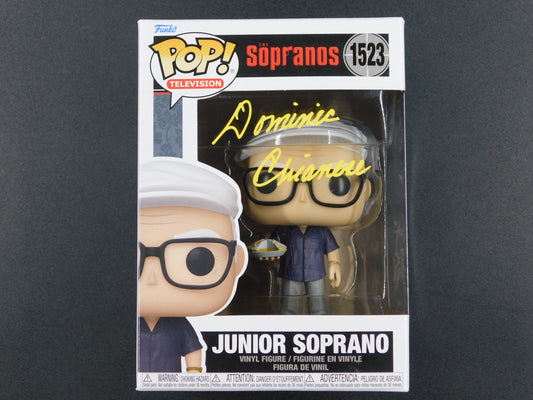 Dominic Chianese Signed Autographed Funko Pop 1523 Junior The Sopranos BAS COA Yellow