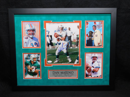 Dan Marino Signed Autographed Framed 8x10 Photo Miami Dolphins HOF JSA COA
