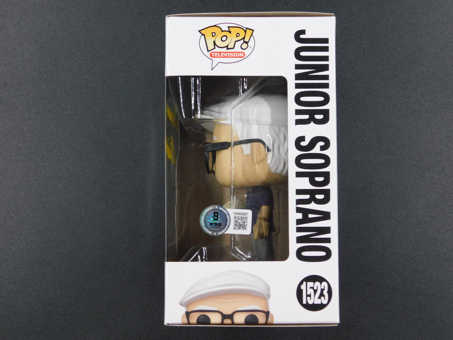 Dominic Chianese Signed Autographed Funko Pop 1523 Junior The Sopranos BAS COA Yellow