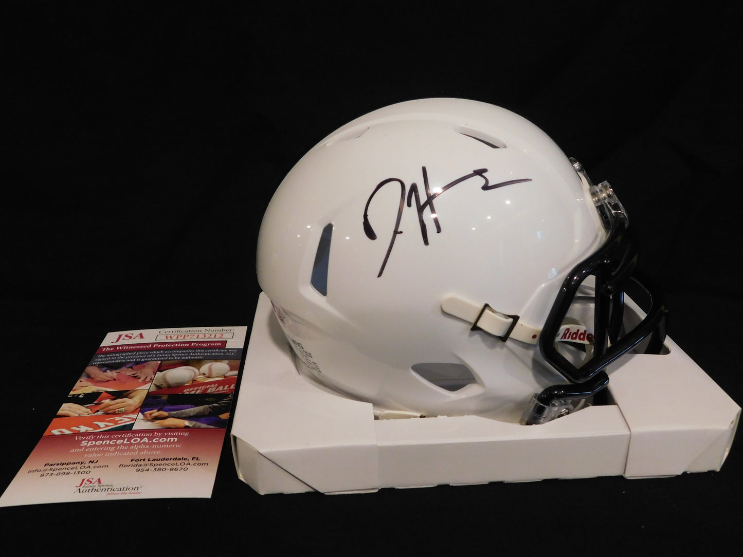 DaeSean Hamilton Signed Autographed Penn State Nittany Lions Speed Mini Helmet JSA COA