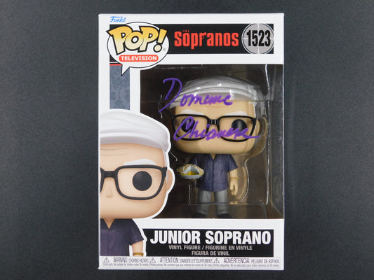 Dominic Chianese Signed Autographed Funko Pop 1523 Junior The Sopranos BAS COA Purple