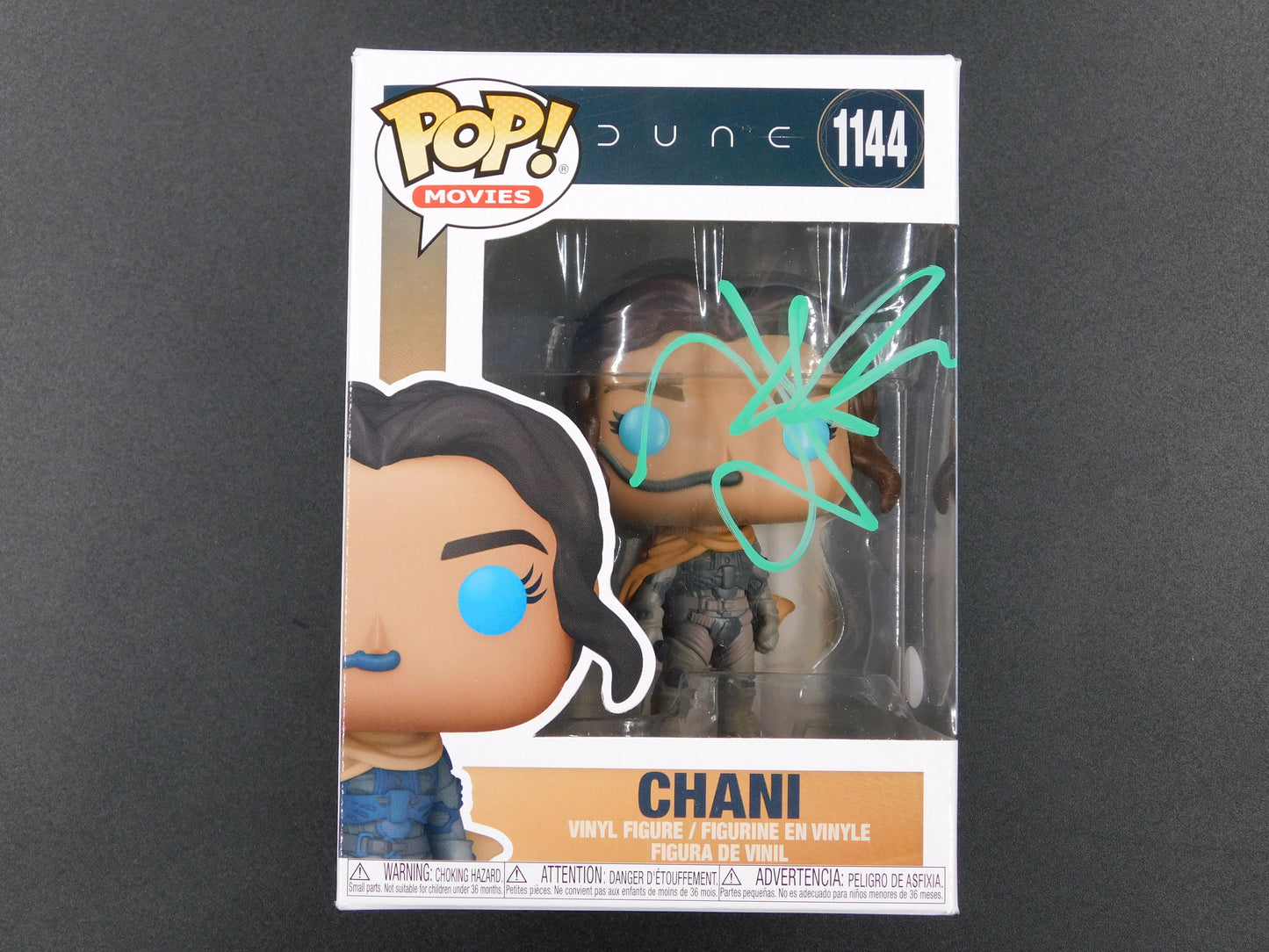 Zendaya Signed Autographed Funko Pop 1144 Chani Dune Authentic ACOA RARE