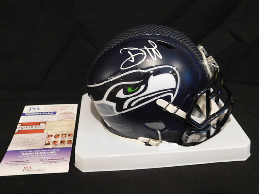 Devon Witherspoon Signed Autographed Seattle Seahawks Speed Mini Helmet JSA COA