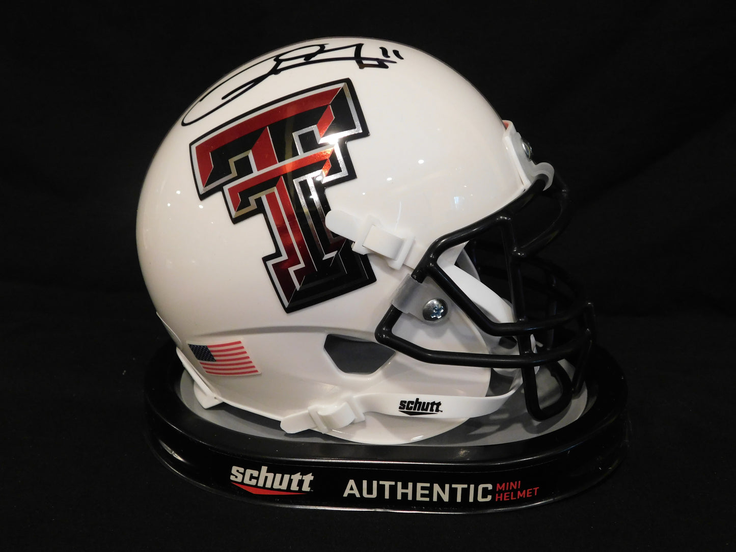 Jakeem Grant Signed Autographed Texas Tech Red Raiders Schutt Mini Helmet JSA COA