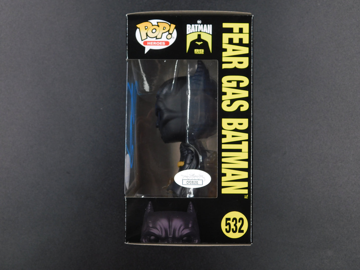 Christian Bale Signed Autographed Funko Pop 532 Fear Gas Batman Begins JSA COA