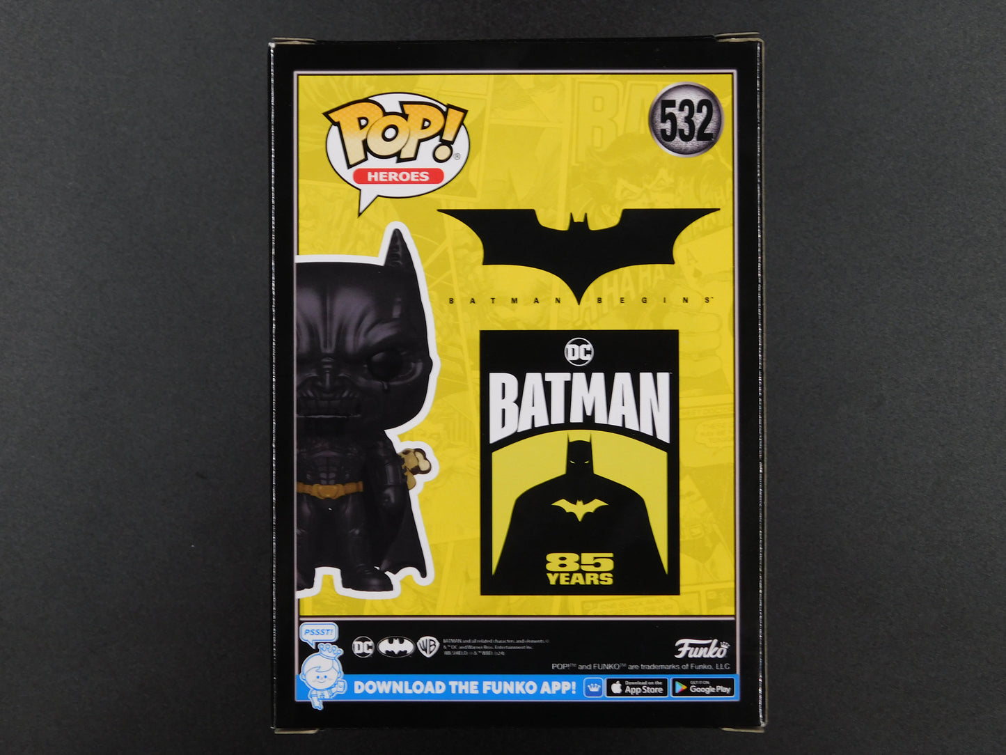 Christian Bale Signed Autographed Funko Pop 532 Fear Gas Batman Begins JSA COA