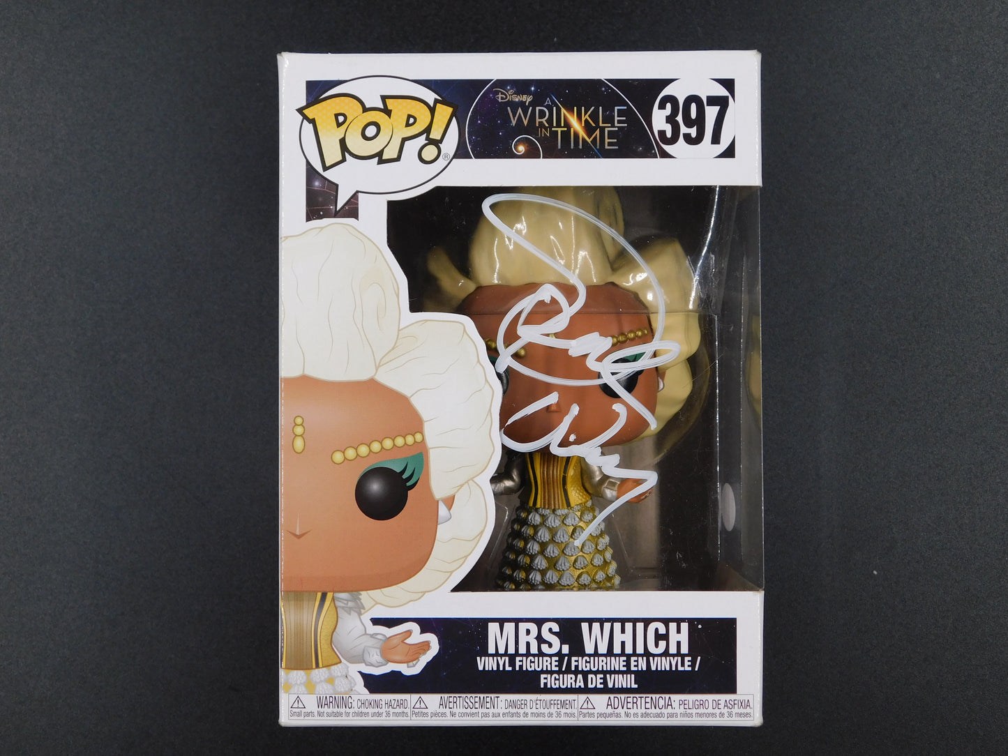 Oprah Winfrey Signed Autographed Funko Pop 397 Mrs Which A Wrinkle In Time JSA COA