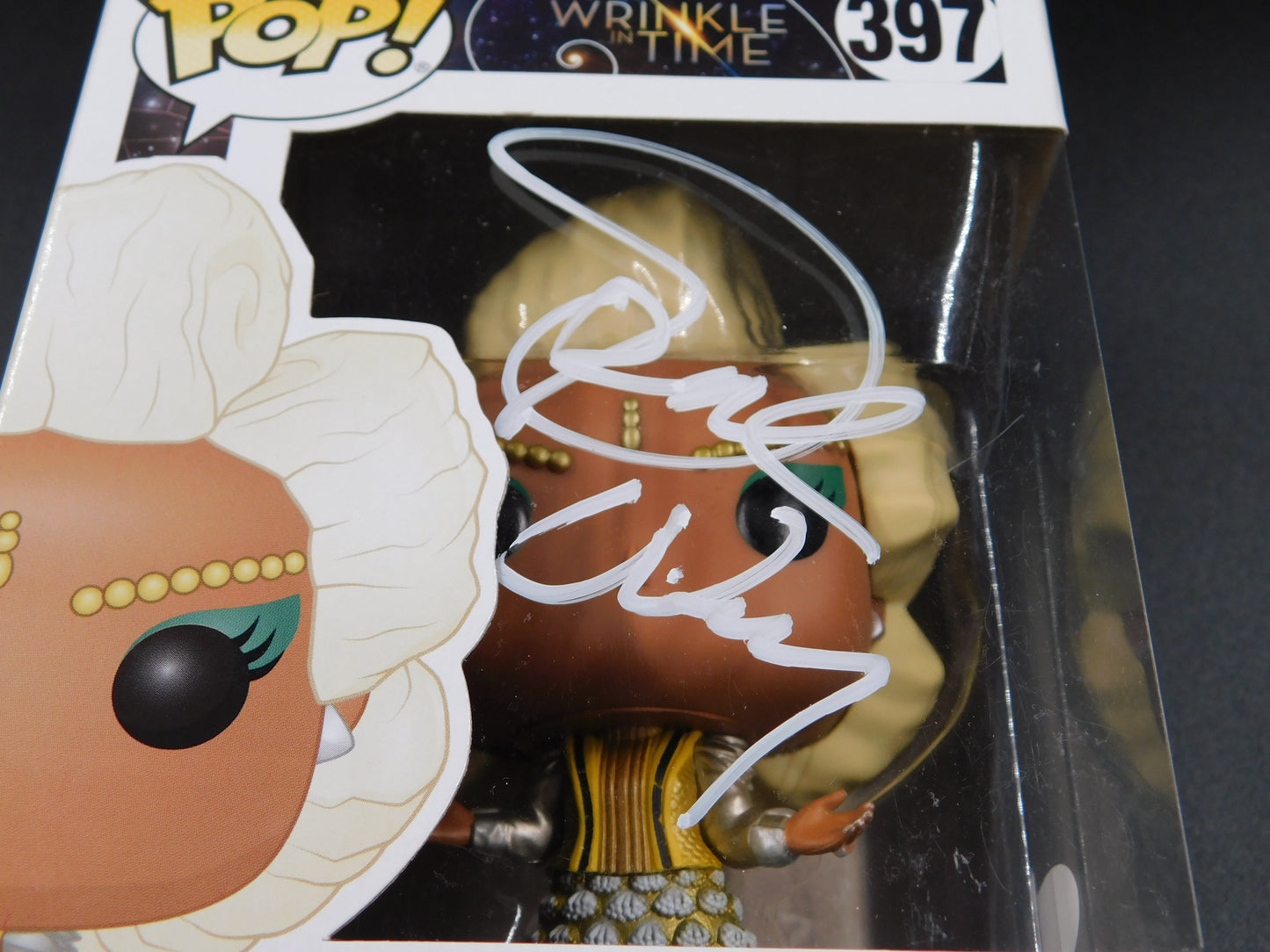 Oprah Winfrey Signed Autographed Funko Pop 397 Mrs Which A Wrinkle In Time JSA COA