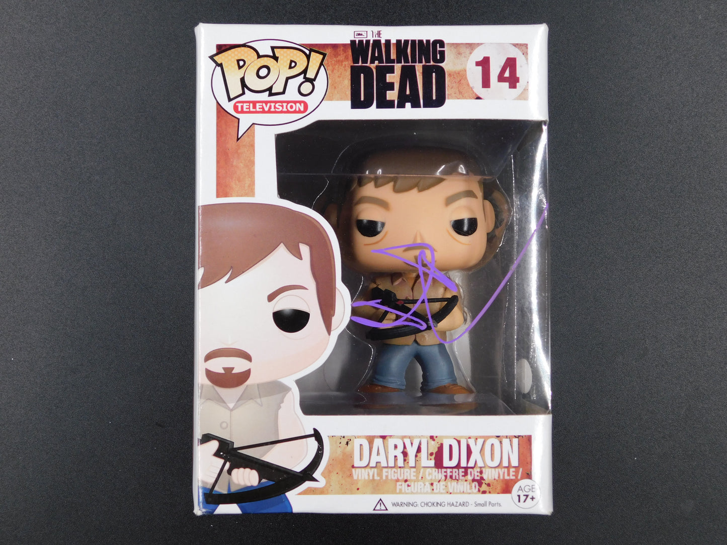 Norman Reedus Signed Autographed Funko Pop 14 Daryl Dixon The Walking Dead JSA COA