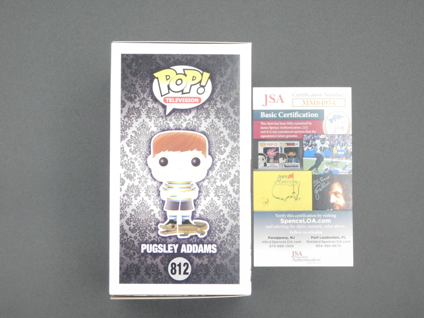 Jimmy Workman Signed / Autographed Vinyl Funko Pop! 812 The Addams Family Pugsley Beckett JSA COA