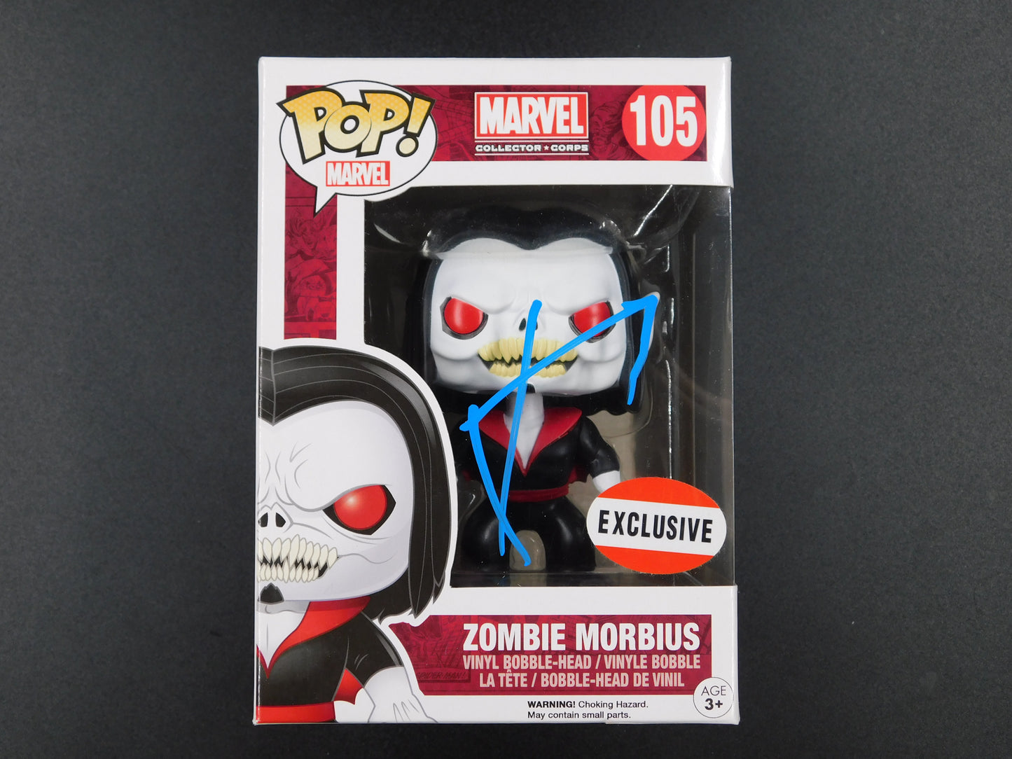 Jared Leto Signed Autographed Funko Pop 105 Zombie Morbius Marvel Exclusive JSA COA