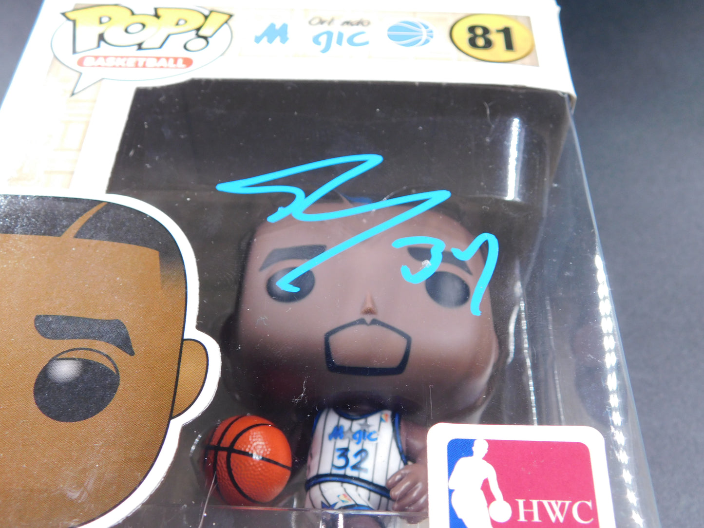 Shaquille O'Neal Shaq Signed Autographed Funko Pop 81 Orlando Magic HOF JSA COA