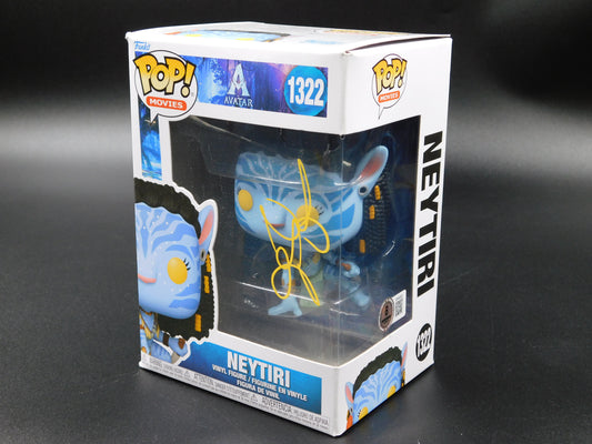 Zoe Saldana Signed Autographed Funko Pop 1322 Neytiri Avatar Movie BAS COA