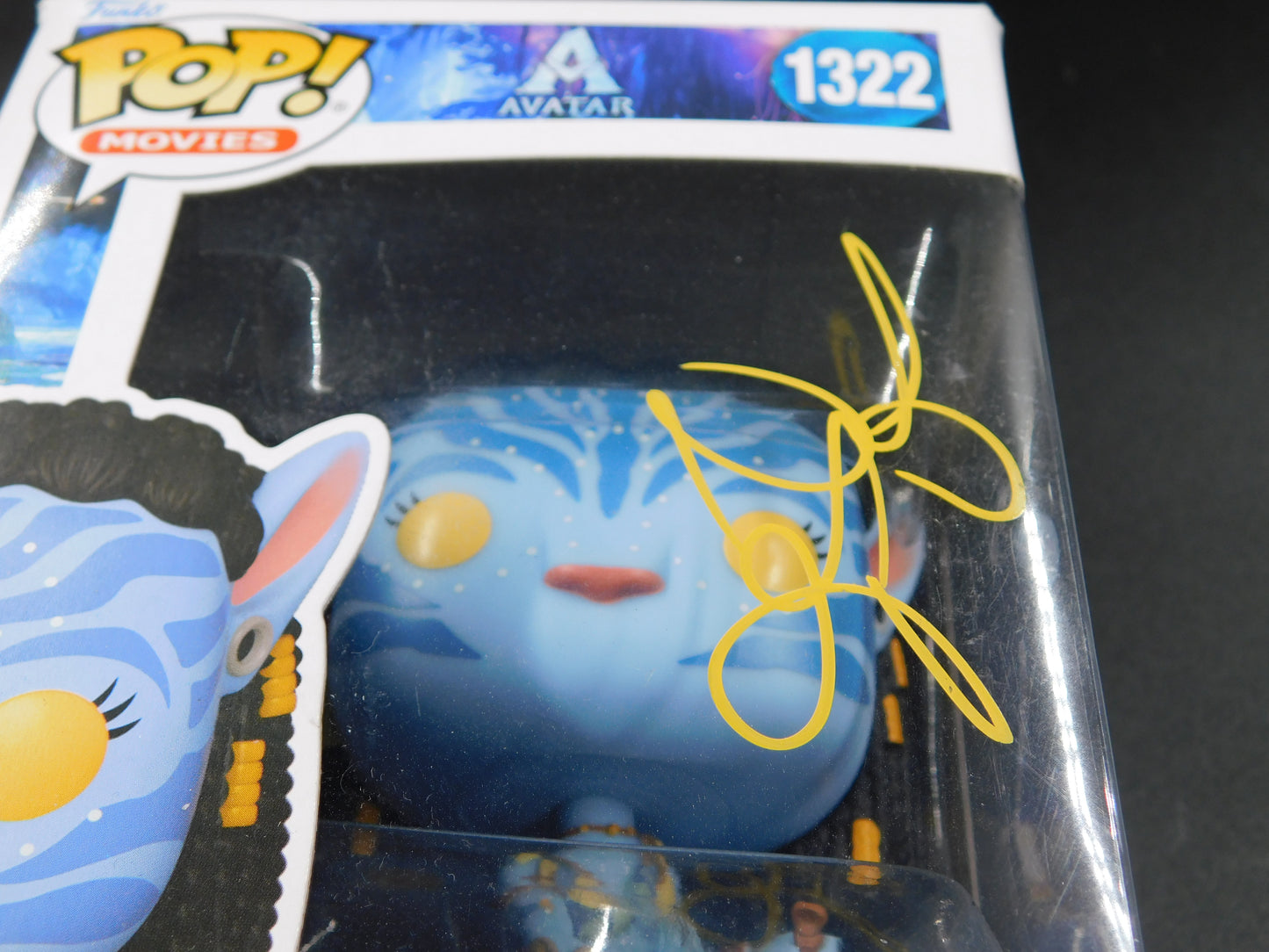 Zoe Saldana Signed Autographed Funko Pop 1322 Neytiri Avatar Movie BAS COA