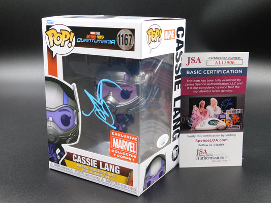 Kathryn Newton Signed Autographed Funko Pop 1167 Cassie Lang AntMan Wasp JSA COA