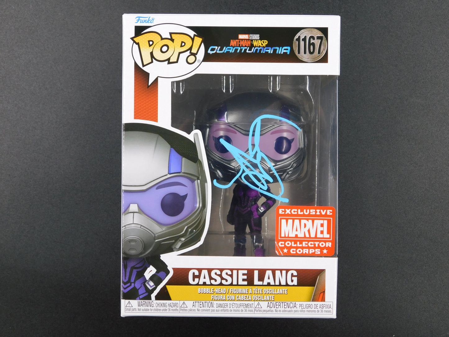 Kathryn Newton Signed Autographed Funko Pop 1167 Cassie Lang AntMan Wasp JSA COA